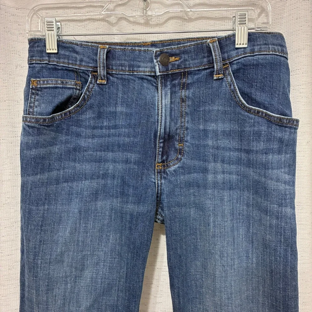Wrangler Girls Size 16 Regular Straight Leg Jeans Medium Wash Denim